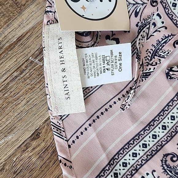 NWT Saints & Hearts Bandana Tube Top One Size - Picture 4 of 8